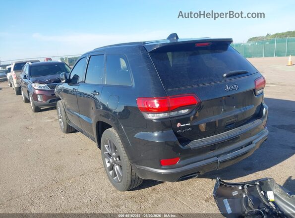 1C4RJFCG9JC423434 2018 JEEP GRAND CHEROKEE Black Tył lewy