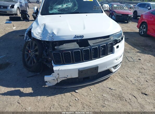 1C4RJFCG9JC425748 2018 JEEP GRAND CHEROKEE White Widok zestawu wskaźników