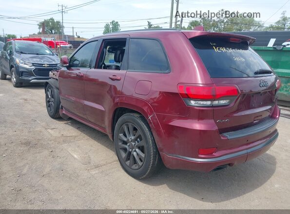 1C4RJFCT0JC178472 2018 JEEP GRAND CHEROKEE Burgundy Rear left