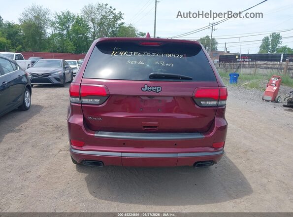 1C4RJFCT0JC178472 2018 JEEP GRAND CHEROKEE Burgundy 