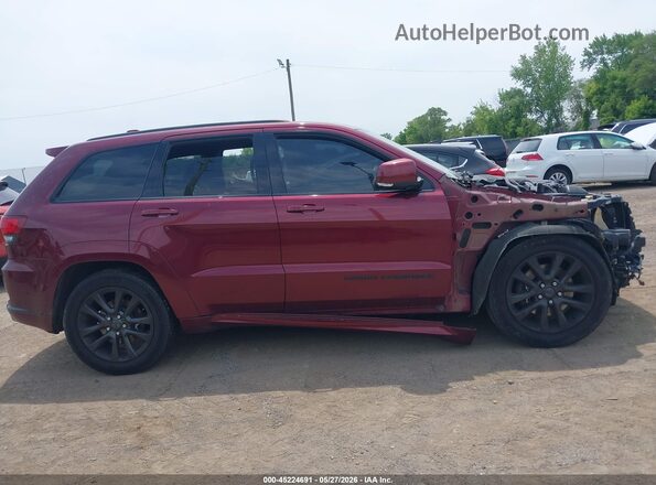 1C4RJFCT0JC178472 2018 JEEP GRAND CHEROKEE Burgundy Rear interior view