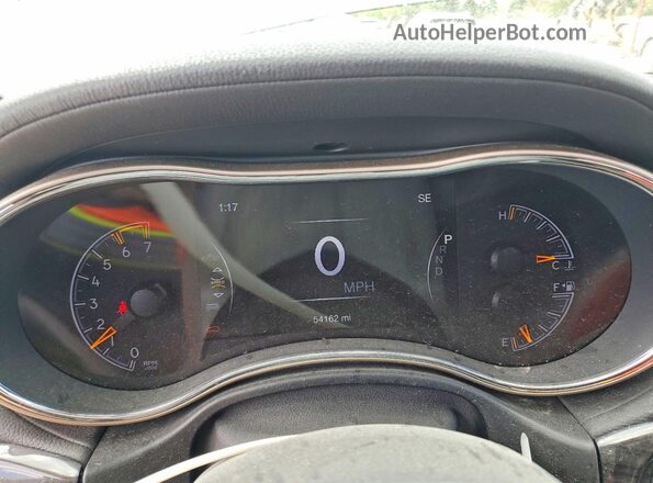 1C4RJFCT4GC325479 2016 JEEP GRAND Черный Вид щитка приборов