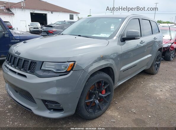 1C4RJFDJ3MC561145 2021 JEEP GRAND CHEROKEE Gray Առջևի ձախ երեք քառորդ տեսարան