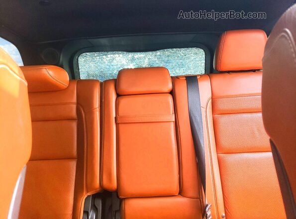 1C4RJFDJXGC382184 2016 JEEP GRAND Silver Rear seats view
