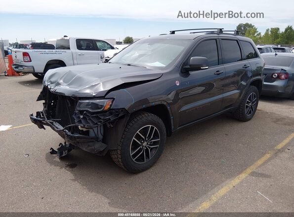1C4RJFLG1JC207268 2018 JEEP GRAND CHEROKEE Gray Առջևի ձախ երեք քառորդ տեսարան