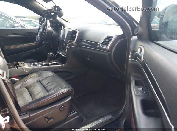 1C4RJFLG2JC335485 2018 JEEP GRAND CHEROKEE Black Widok wnętrza z przodu