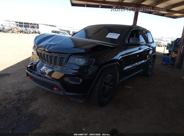 1C4RJFLG4HC874989 2017 JEEP GRAND CHEROKEE Black Առջևի ձախ երեք քառորդ տեսարան