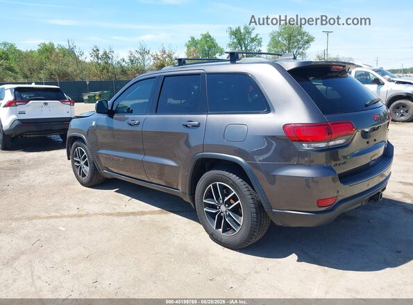 1C4RJFLG4JC504860 2018 JEEP GRAND CHEROKEE Gray Trasero izquierdo
