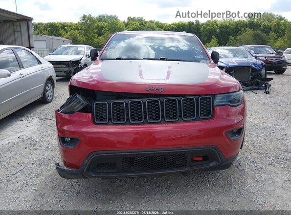 1C4RJFLG8JC235715 2018 JEEP GRAND CHEROKEE Red წინა პანელის ხედი