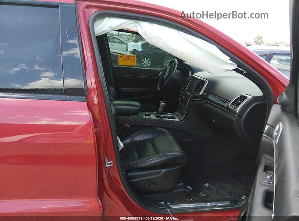 1C4RJFLG8JC235715 2018 JEEP GRAND CHEROKEE Red წინა სალონის ხედი