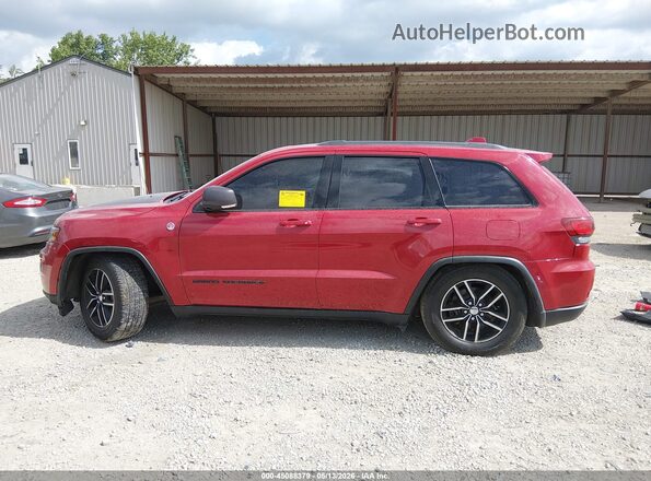 1C4RJFLG8JC235715 2018 JEEP GRAND CHEROKEE Red უკანა სალონის ხედი