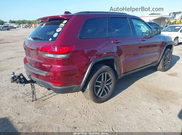 1C4RJFLT5MC632073 2021 JEEP GRAND CHEROKEE Burgundy Rear right
