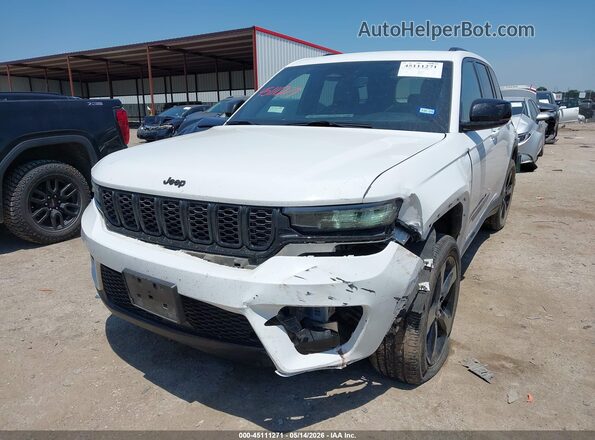 1C4RJGAG2PC610127 2023 JEEP GRAND CHEROKEE White Առջևի ձախ երեք քառորդ տեսարան