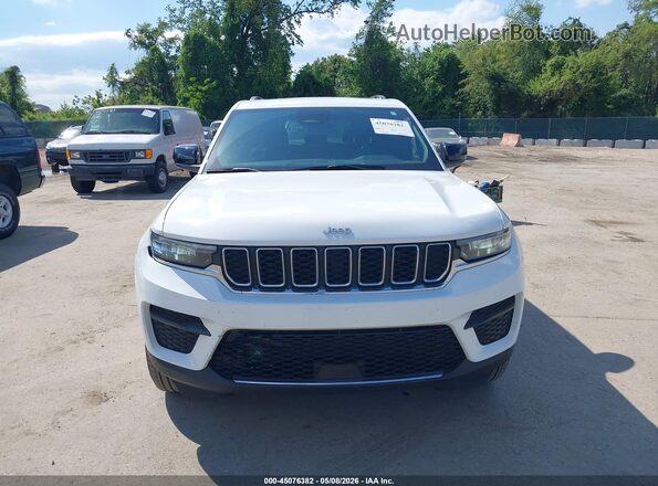 1C4RJHAG4SC291554 2025 JEEP GRAND CHEROKEE White Instrument cluster view