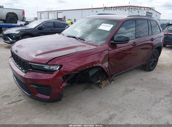 1C4RJHAG5SC342477 2025 JEEP GRAND CHEROKEE Maroon Передня ліва чверть