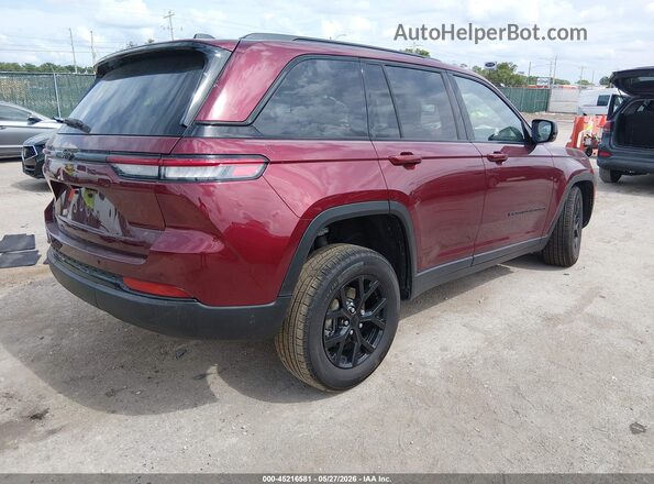 1C4RJHAG5SC342477 2025 JEEP GRAND CHEROKEE Maroon Задня права чверть