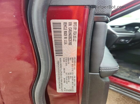 1C4RJHAG9SC357693 2025 JEEP GRAND Burgundy Սալոնի 360 աստիճան տեսք