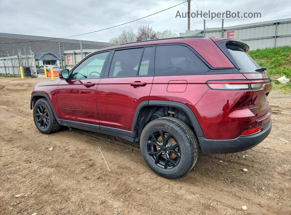 1C4RJHAG9SC357693 2025 JEEP GRAND Burgundy Հետևի ձախ