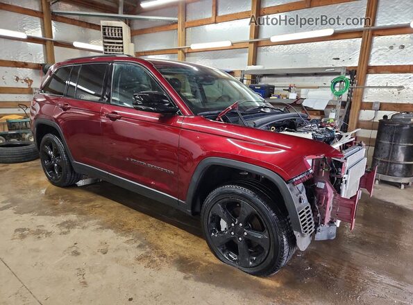1C4RJHBG0PC536307 2023 JEEP GRAND Темно-бордовый Передняя правая четверть