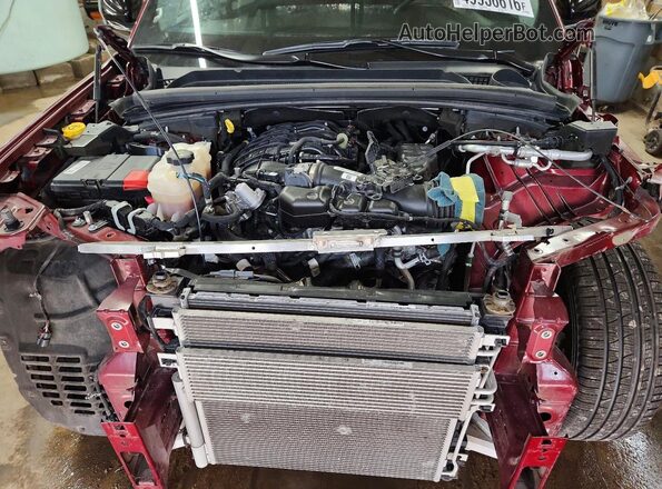 1C4RJHBG0PC536307 2023 JEEP GRAND Темно-бордовый Вид подкапотного пространства