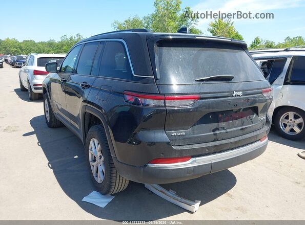 1C4RJHBG2N8555313 2022 JEEP GRAND CHEROKEE Black Հետևի ձախ