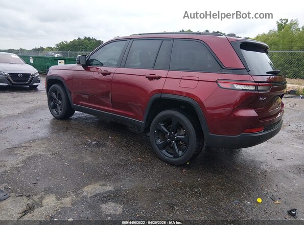 1C4RJHBG6PC535789 2023 JEEP GRAND CHEROKEE Burgundy უკანა მარცხენა