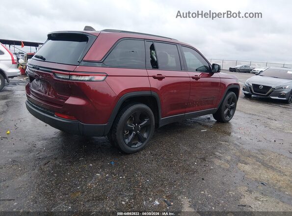 1C4RJHBG6PC535789 2023 JEEP GRAND CHEROKEE Burgundy უკანა მარჯვენა
