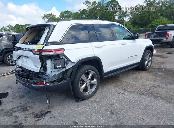 1C4RJHBG8N8635554 2022 JEEP GRAND CHEROKEE White Trasero derecho