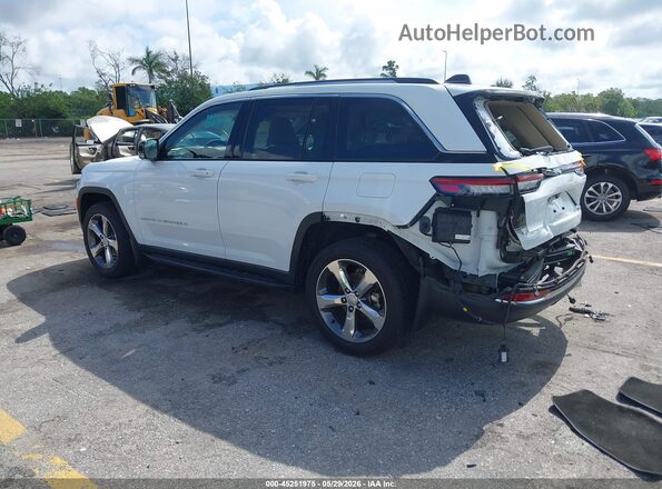 1C4RJHBG8N8635554 2022 JEEP GRAND CHEROKEE White Trasero izquierdo