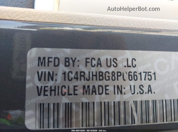 1C4RJHBG8PC661751 2023 JEEP GRAND CHEROKEE Gray Շարժիչի բաժամունքի տեսք