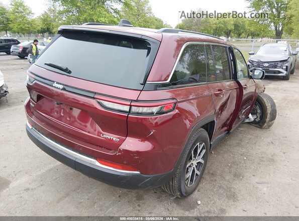 1C4RJHBGXPC615144 2023 JEEP GRAND CHEROKEE Burgundy Հետևի աջ