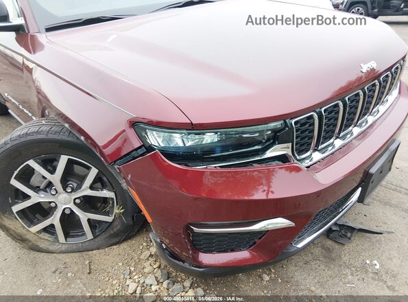 1C4RJHBGXPC615144 2023 JEEP GRAND CHEROKEE Burgundy Դիմացի տեսք