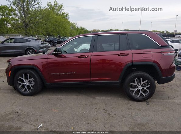 1C4RJHBGXPC615144 2023 JEEP GRAND CHEROKEE Burgundy Սալոնի 360 աստիճան տեսք