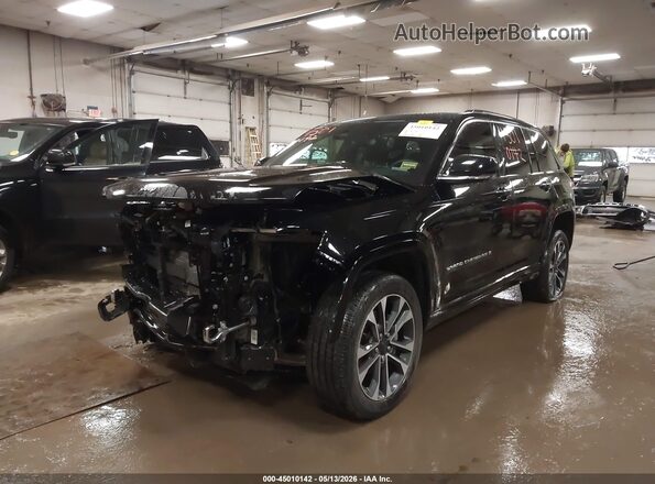 1C4RJHDG8PC594209 2023 JEEP GRAND CHEROKEE Black Առջևի ձախ երեք քառորդ տեսարան