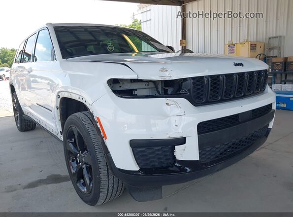 1C4RJJAG7P8794352 2023 JEEP GRAND CHEROKEE L White Вид щитка приладів