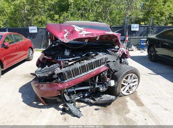 1C4RJKAG0S8653167 2025 JEEP GRAND CHEROKEE L Maroon Vista interior trasera