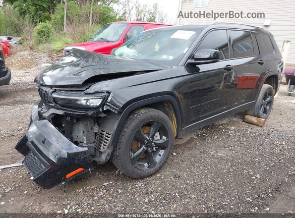 1C4RJKAG2R8548432 2024 JEEP GRAND CHEROKEE L Черный Передняя левая четверть