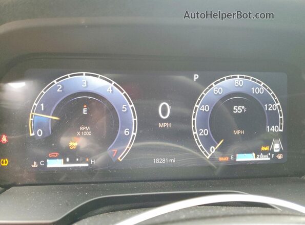 1C4RJKAG2R8564369 2024 JEEP GRAND White Instrument cluster view
