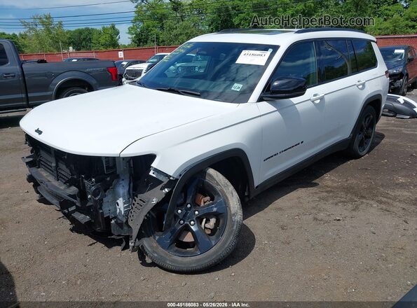 1C4RJKAG2R8927608 2024 JEEP GRAND CHEROKEE L White Առջևի ձախ երեք քառորդ տեսարան