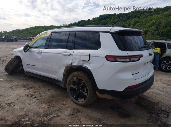 1C4RJKAG3M8162109 2021 JEEP GRAND CHEROKEE L Белый Задняя левая четверть