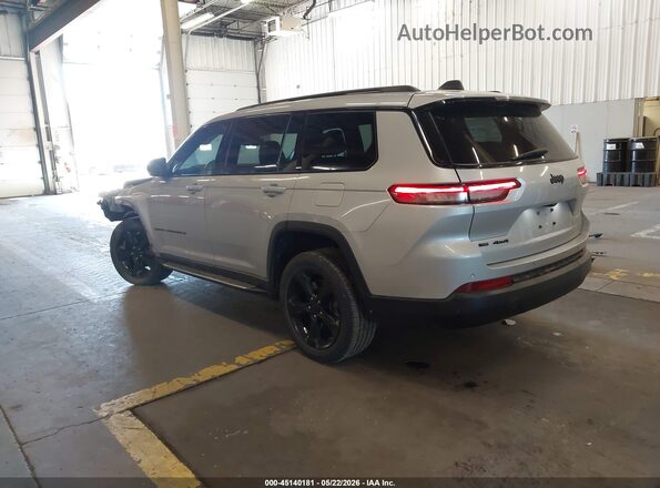1C4RJKAGXM8201259 2021 JEEP GRAND CHEROKEE L Silver Задня ліва чверть