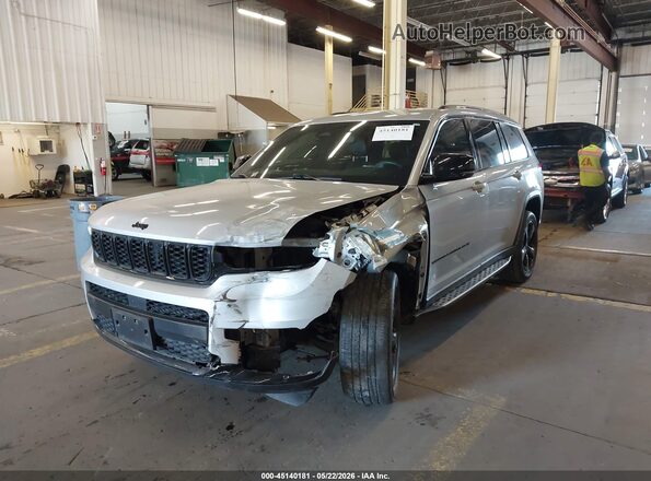 1C4RJKAGXM8201259 2021 JEEP GRAND CHEROKEE L Silver Передня ліва чверть
