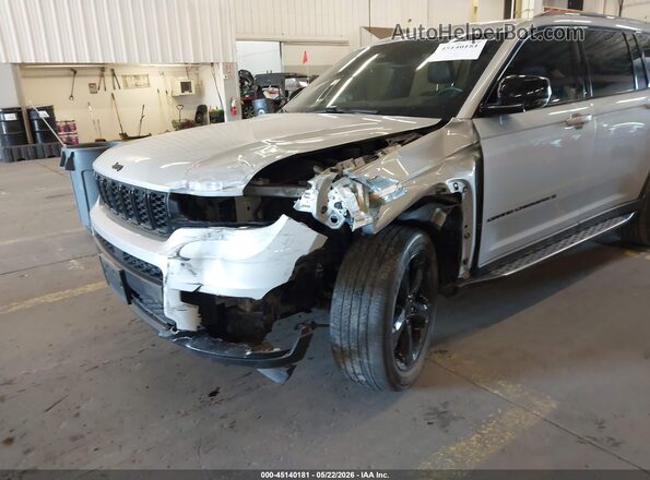 1C4RJKAGXM8201259 2021 JEEP GRAND CHEROKEE L Silver Вид спереду
