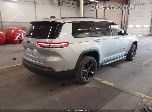 1C4RJKAGXM8201259 2021 JEEP GRAND CHEROKEE L Silver Задня права чверть