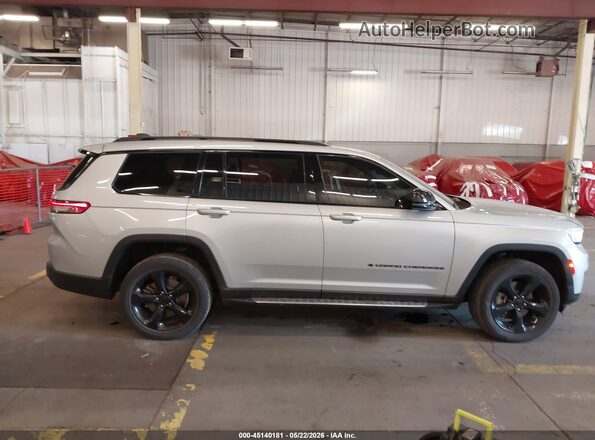1C4RJKAGXM8201259 2021 JEEP GRAND CHEROKEE L Silver Панорамний вид салону 360°