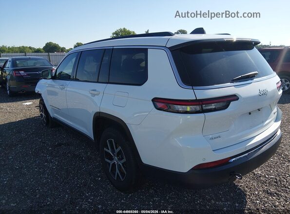 1C4RJKBG1R8545701 2024 JEEP GRAND CHEROKEE L White Trasero izquierdo