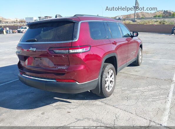 1C4RJKBG2M8125146 2021 JEEP GRAND CHEROKEE L Burgundy უკანა მარჯვენა