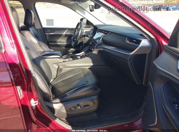 1C4RJKBG2M8125146 2021 JEEP GRAND CHEROKEE L Burgundy წინა სალონის ხედი