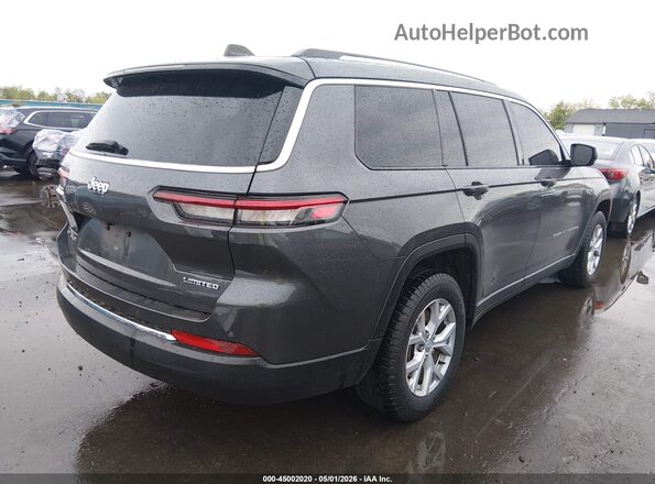 1C4RJKBG2M8190952 2021 JEEP GRAND CHEROKEE L Gray Հետևի աջ