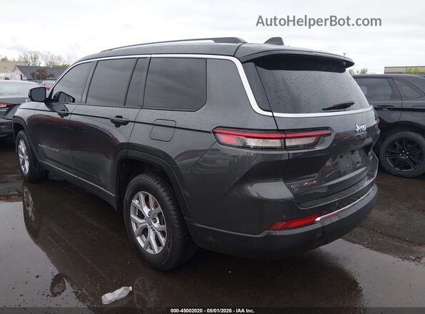 1C4RJKBG2M8190952 2021 JEEP GRAND CHEROKEE L Gray Հետևի ձախ